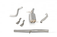 FORD MK7 FIESTA 1.0T ECOBOOST (STANDARD REAR VALANCE FIT) 2013 - 2017 - (Cat-Back)